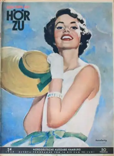 "Hör Zu" Fernseh-Zeitschrift 1959 Norddeutsche Ausgabe (0492)