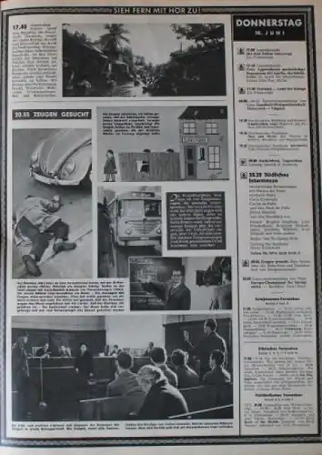 "Hör Zu" Fernseh-Zeitschrift 1959 Norddeutsche Ausgabe (0492)