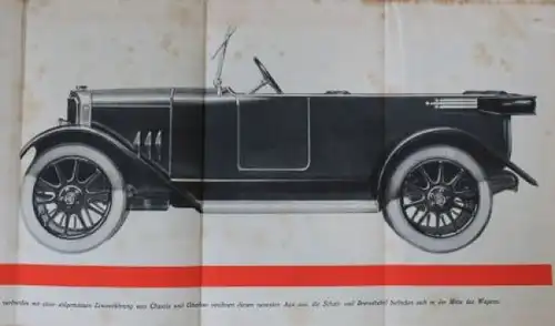 AGA Automobile Modellprogramm 1929 "Der beste deutsche Gebrauchtswagen" Automobilprospekt (0785)