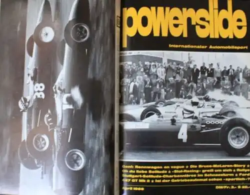 "Powerslide" Motorsport-Magazin 1966 kompletter Jahrgang (0698)