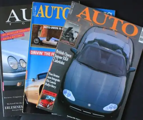 "Auto Focus" Automobil-Magazin 1995 drei Ausgaben (0715)