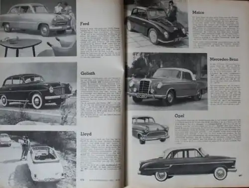 Mercedes-Benz Personenwagen Modellprogramm 1965 Automobilprospekt (0845)