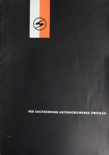 Sachsenring Automobilwerke Modellprogramm 1959 Automobilprospekt (0815)