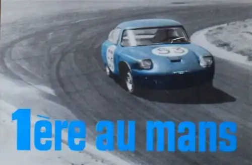 Panhard CD Le Mans Modellprogramm 1963 Automobilprospekt (0824)
