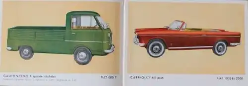 Moretti Carrozzerie Speciali Modellprogramm 1959 Automobilprospekt (0826)