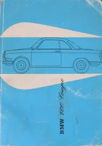 BMW 700 Coupe Modellprogramm 1959 "Presse-Information" Automobil-Pressemappe (1144)