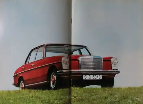 Mercedes-Benz 200 D Modellprogramm 1968 Automobilprospekt (0944)