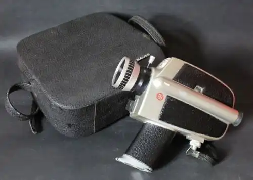 Bauer Filmkamera C3 Super 8 mit Tasche 1971  (1318)