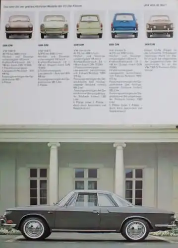 Volkswagen Käfer Modellprogramm 1964 "Bringen Sie es übers Herz?" Automobilprospekt (0974)