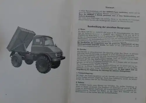 Mercedes-Benz Unimog 403-416 Betriebsanleitung 1966 (3627)