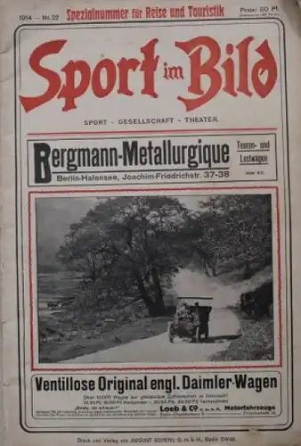 "Sport im Bild" Sport-Magazin 1914 (3610)