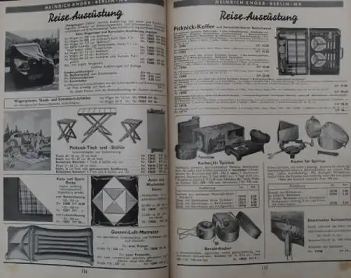 Knorr "Automobil Ausrüstung und Ersatzteile" Fahrzeugteile-Katalog 1936 (3640)