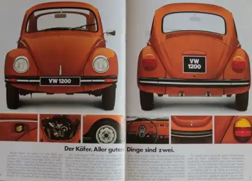 Volkswagen Käfer Modellprogramm 1984 Automobilprospekt (4082)