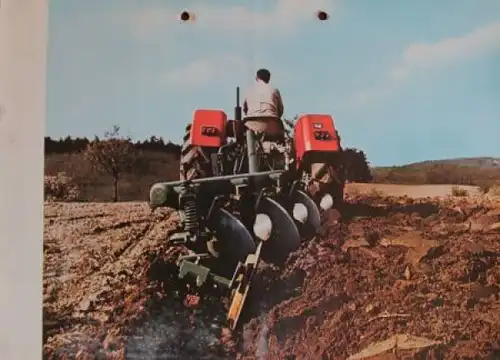 Zetor Diesel 3011 Modellprogramm 1965 Traktorprospekt (3763)