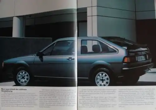 Volkswagen Scirocco Modellprogramm 1981 Automobilprospekt (3756)
