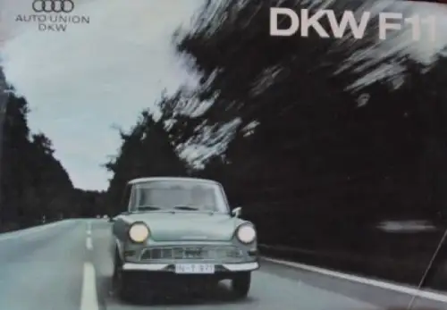 DKW F11 Modellprogramm 1963 Automobilprospekt (3717)