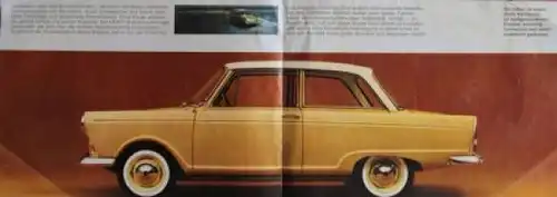 DKW F12 Modellprogramm 1965 "Der Wagen der alle Wünsche erfüllt" Automobilprospekt (3715)