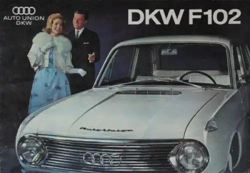 DKW F 102 Modellprogramm 1965 Automobilprospekt (3714)