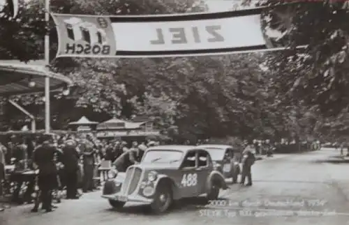 Steyr Typ 100 "2000 Kilometer durch Deutschland" 1934 Postkarte (3594)