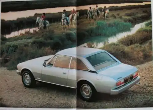 Peugeot 504 Coupe Cabriolet Modellprogramm 1980 Automobilprospekt (3732)