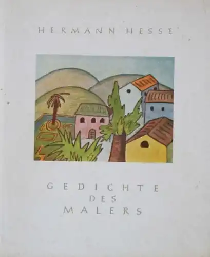 Hesse "Gedichte des Malers" Hesse-Gedichtband 1951 mit Widmung (1567)
