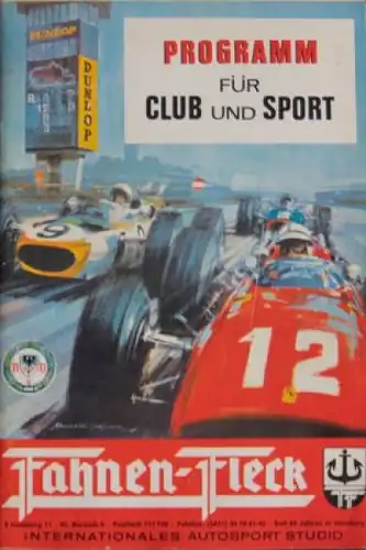 Fahnen-Fleck Programm 1966 "Programm für Club und Sport" Zubehör-Katalog (3791)