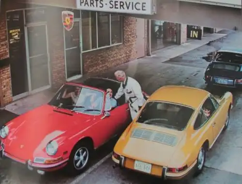 Porsche Modellprogramm 1968 "Racing - The ultimate proof" Automobilprospekt (3665)