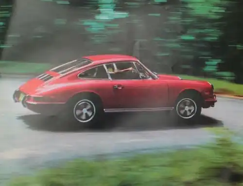 Porsche Modellprogramm 1968 "Racing - The ultimate proof" Automobilprospekt (3665)