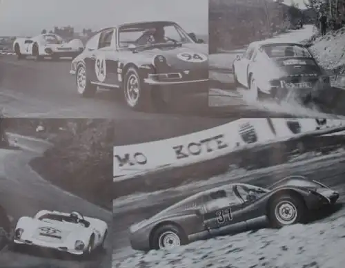 Porsche Modellprogramm 1968 "Racing - The ultimate proof" Automobilprospekt (3665)