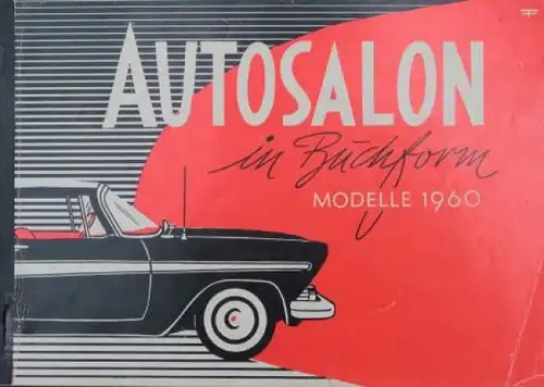 "Autosalon in Buchform" 1960 Automobil-Katalog (3658)