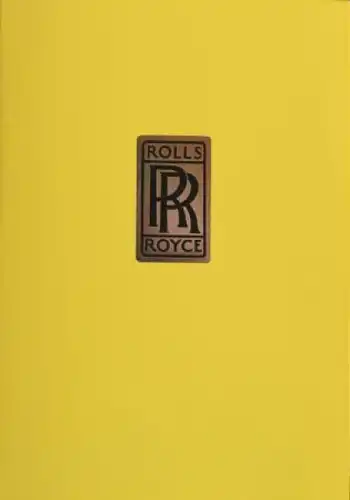 Rolls-Royce Modellprogramm 1980 "Sonderausstellung Rolls-Royce" Automobilprospekt (4218)