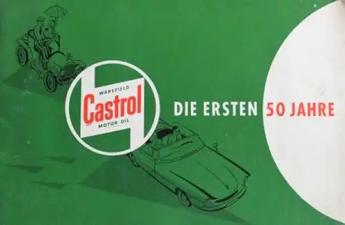 Castrol "Die ersten 50 Jahre" Motoroel-Werbebrochure 1959 (4258)