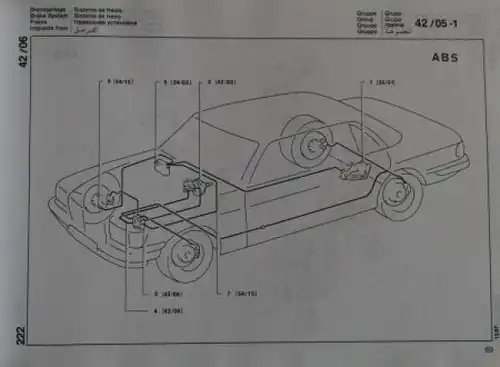 Mercedes-Benz 200 bis 300 Ersatzteilliste 1990 (4237)