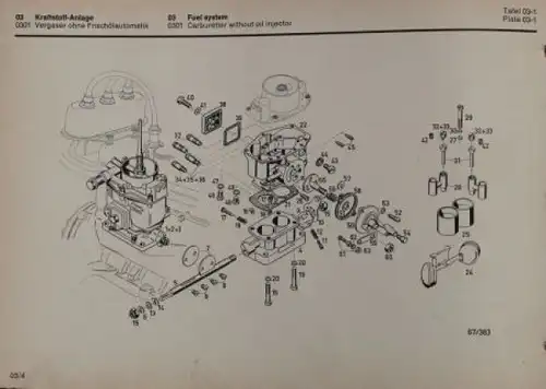 DKW Munga Auto-Union Geländewagen 1967 Ersatzteil-Katalog in Originalordner (4295)