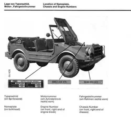 DKW Munga Auto-Union Geländewagen 1967 Ersatzteil-Katalog in Originalordner (4295)