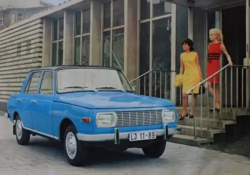 Wartburg 353 Modellprogramm 1966 Automobilprospekt (1465)