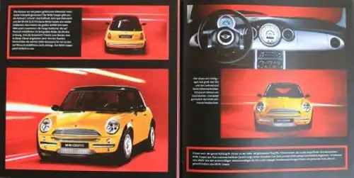 BMW Mini Cooper Modellprogramm 2001 Automobilprospekt (4893)