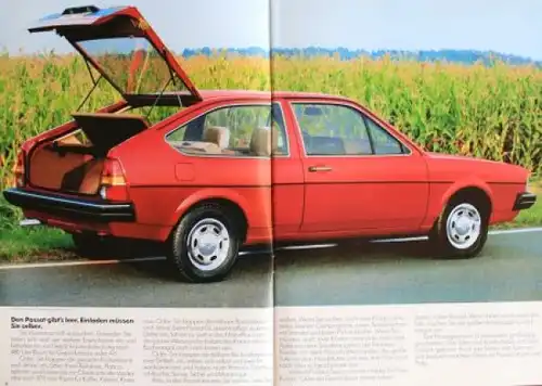 Volkswagen Passat Modellprogramm 1983 Automobilprospekt (4506)