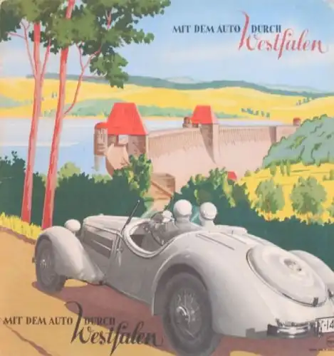 Voigt "Mit dem Auto durch Westfalen" Reiseführer 1939 (4524)