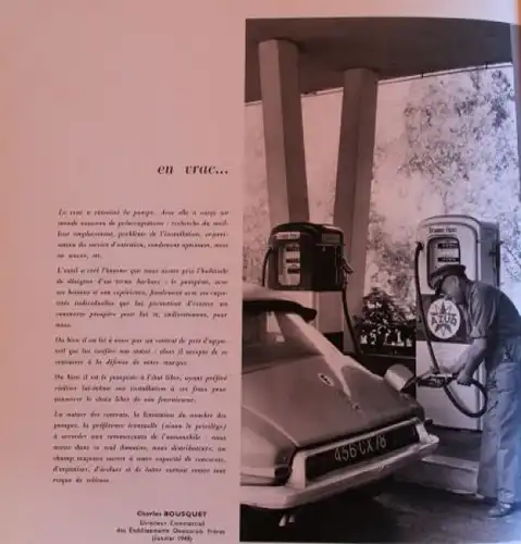 Desmarais "Un siecle d'industrie Francais du Petrol" Tankstellen-Historie 1961 (7631)