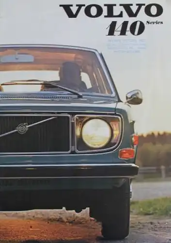 Volvo 140 Modellprogramm 1970 Automobilprospekt (7264)