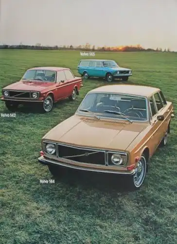 Volvo 140 Modellprogramm 1970 Automobilprospekt (7264)
