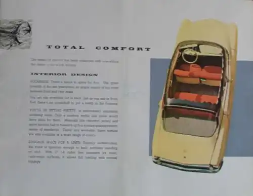 Citroen DS Modellprogramm 1960 Automobilprospekt (7259)