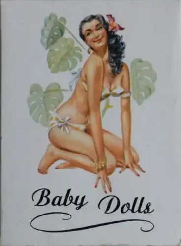 Baby Dolls "Pin-up Playing cards" 1956 Skatspiel (7787)