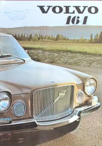 Volvo 164 Modellprogramm 1970 Automobilprospekt (7292)