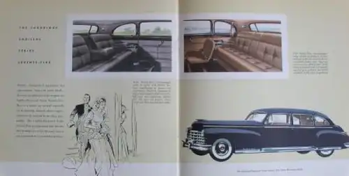 Cadillac Modellprogramm 1949 Automobilprospekt (7303)