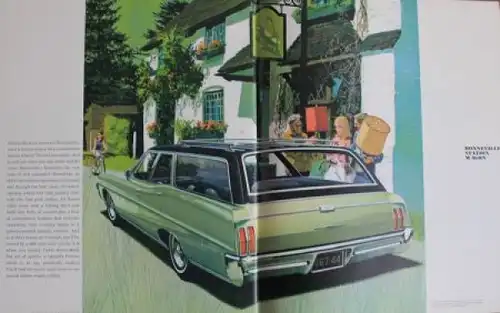 Pontiac Modellprogramm 1967 Automobilprospekt (7191)