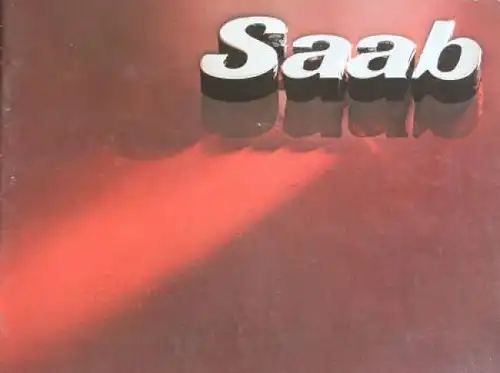 Saab Modellprogramm 1976 Automobilprospekt (2247)