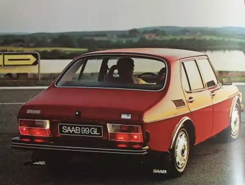 Saab Modellprogramm 1976 Automobilprospekt (2247)