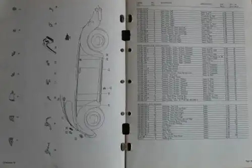 Volkswagen Käfer Transporter 1964 Ersatzteilliste (2249)